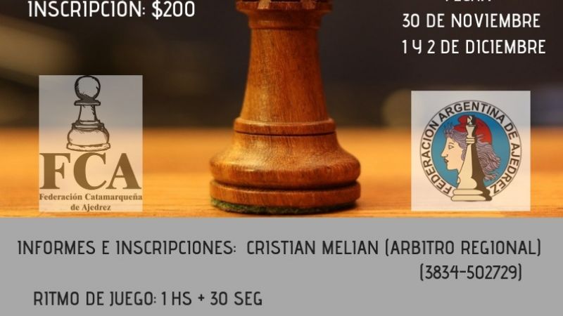 Torneo Absoluto Superior de Catamarca 2018