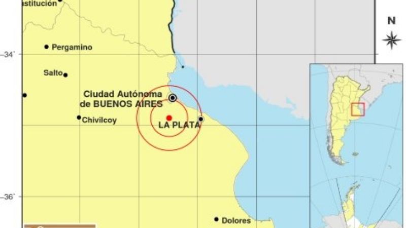 Inédito: Fuerte temblor sacudió a Buenos Aires