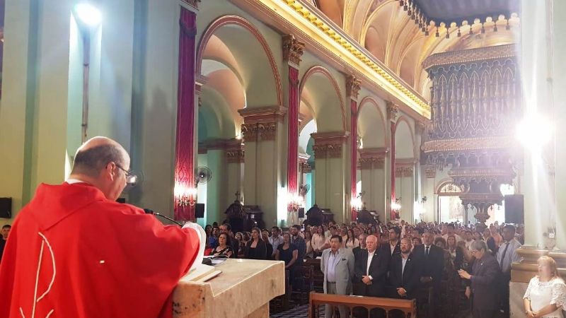 Homenaje de los legislativos a la Madre del Valle