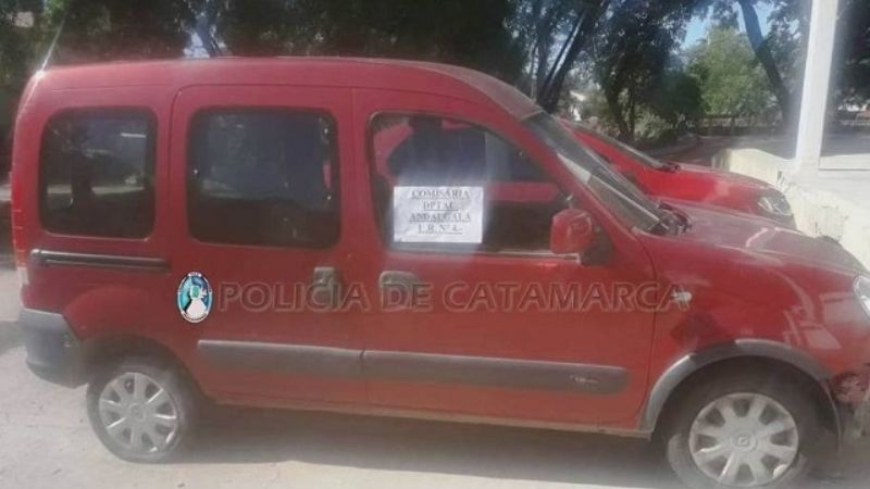 Encuentran en Andalgalá una Kangoo robada en Córdoba hace 4 años