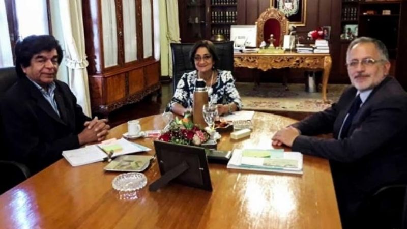 Autoridades del Senado se reunieron con la Gobernadora