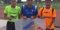 LOS TRES ATLETAS juveniles de Catamarca en M. del Plata