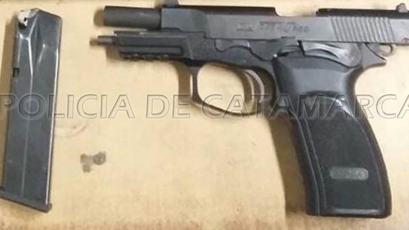 Secuestraron un arma de fuego