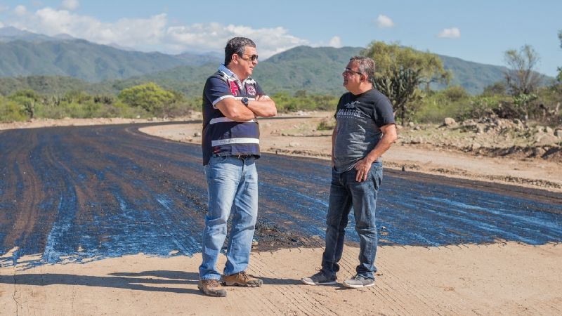 Avanza la obra de pavimentación de la conexión vial en la zona suroeste