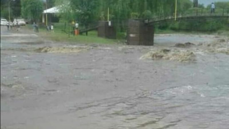 Gran crecida del Rio de Guayamba