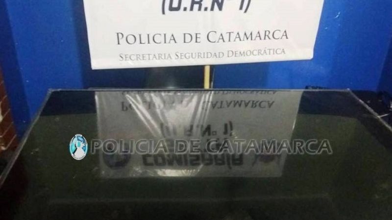 La policía recuperó un TV de 55' robado