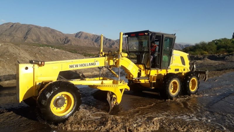 Despejan caminos en Santa María tras la intensa lluvia