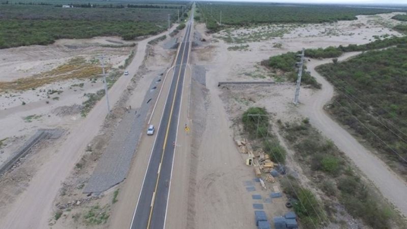 Ya está habilitado el puente sobre el Río Santa Cruz, en Ruta N°33