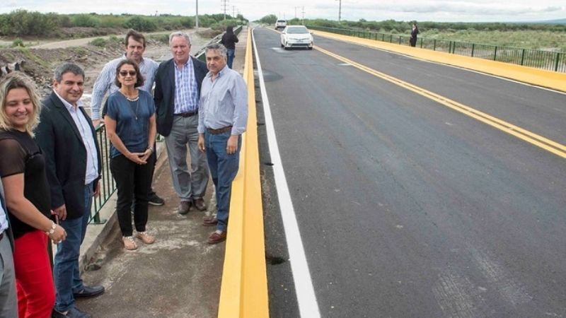 Ya está habilitado el puente sobre el Río Santa Cruz, en Ruta N°33