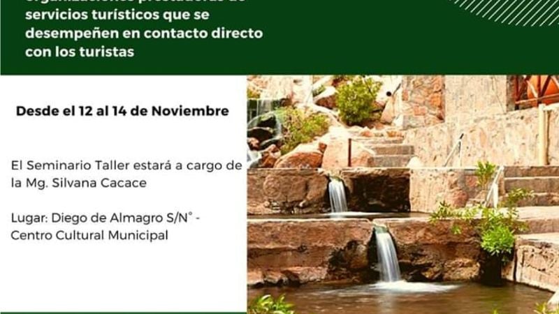 Seminario taller sobre "Calidad de servicio y atención al cliente" en Fiambalá