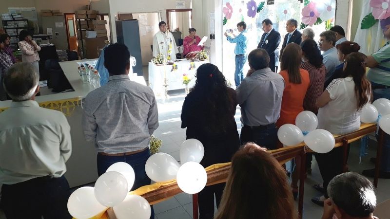 Catastro recibió a la Virgen entorno a la Eucaristía