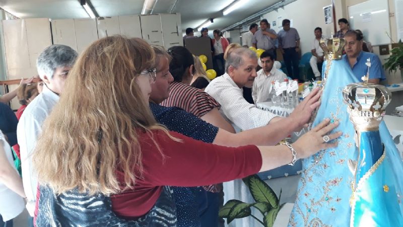 Catastro recibió a la Virgen entorno a la Eucaristía