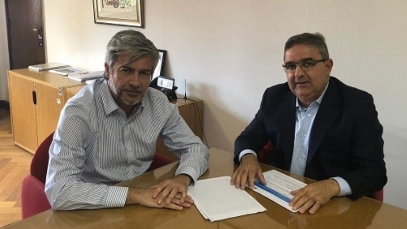 Jalil se reunió con funcionario nacional