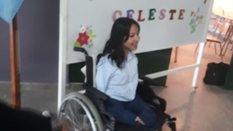 Celeste Moya en El Alto