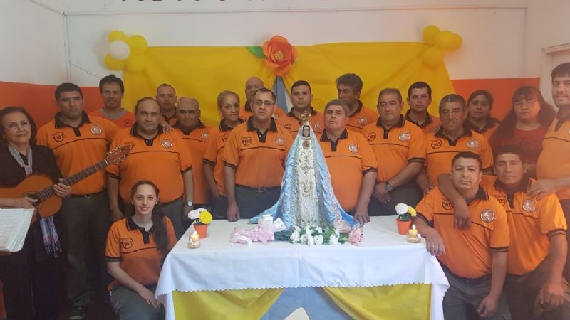 Defensa Civil vive una fiesta con la visita de la Virgen