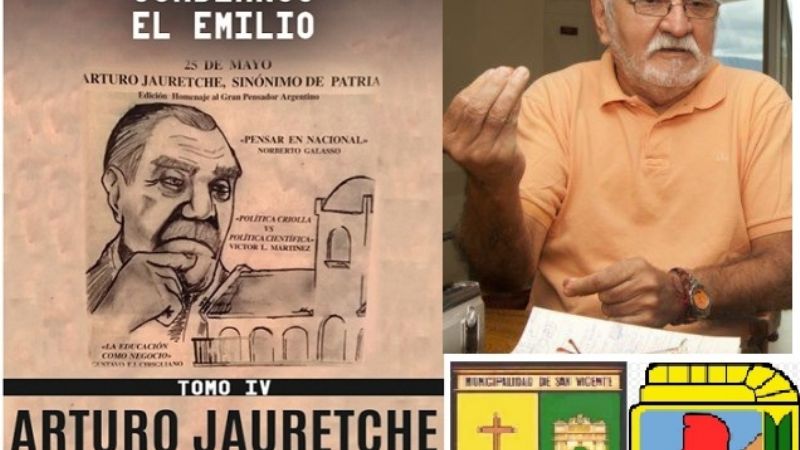 Martínez presentó nuevo libro sobre Jauretche
