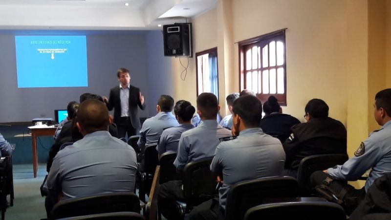 Capacitación sobre Seguridad Ciudadana y Derechos Humanos