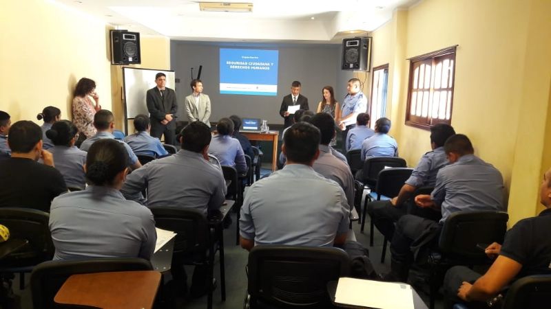 Capacitación sobre Seguridad Ciudadana y Derechos Humanos