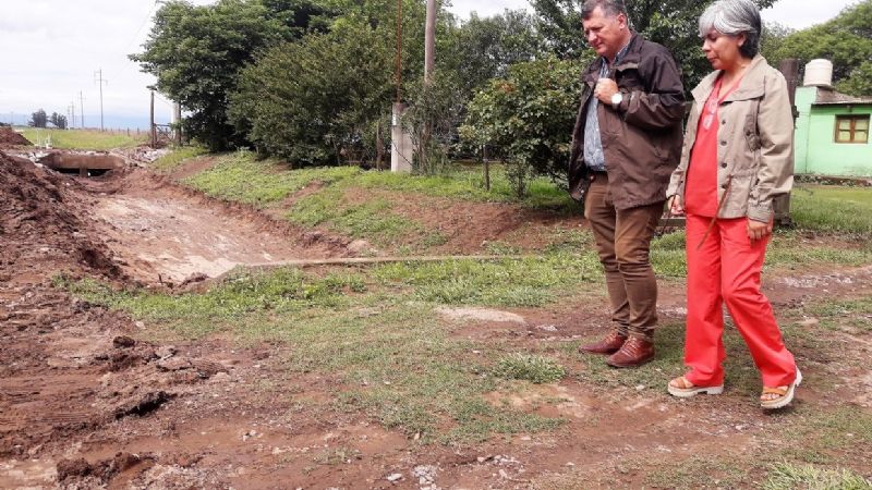 Luego de las lluvias, trabajan en el estado sanitario de Los Altos