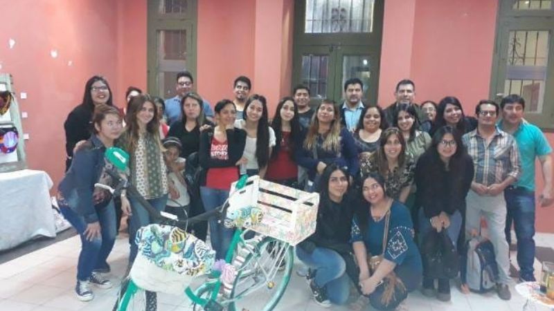 Muestra sobre arte lumínico de alumnos del ISAC