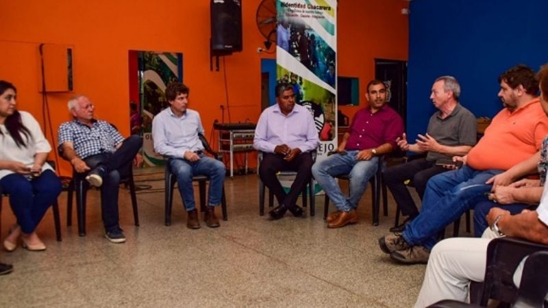 Bereciartua se reunió con dirigentes de Cambiemos