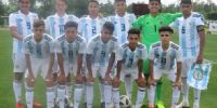 SELECCIÓN SUB15  DE LA AFA, con Luciando Acosta de arquero.