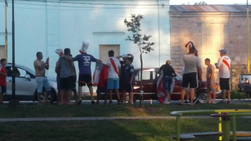 En El Alto, los hinchas de River también festejaron