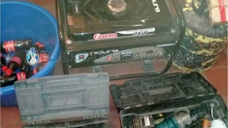 Llevaba cosas robadas