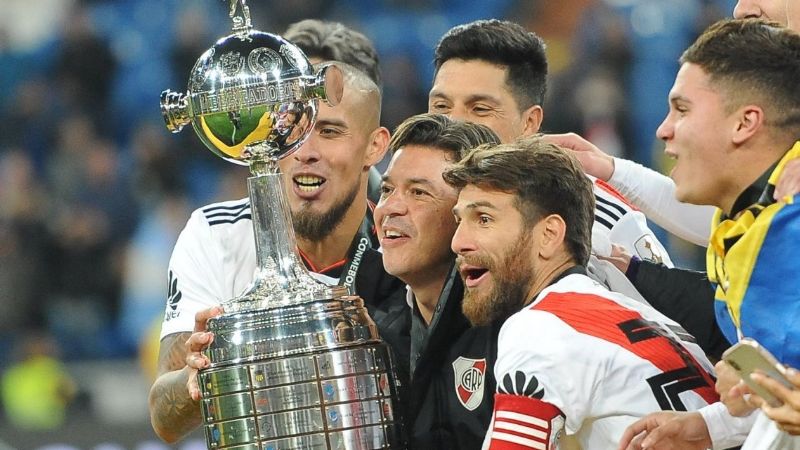 Insólito error en el trofeo de la Libertadores