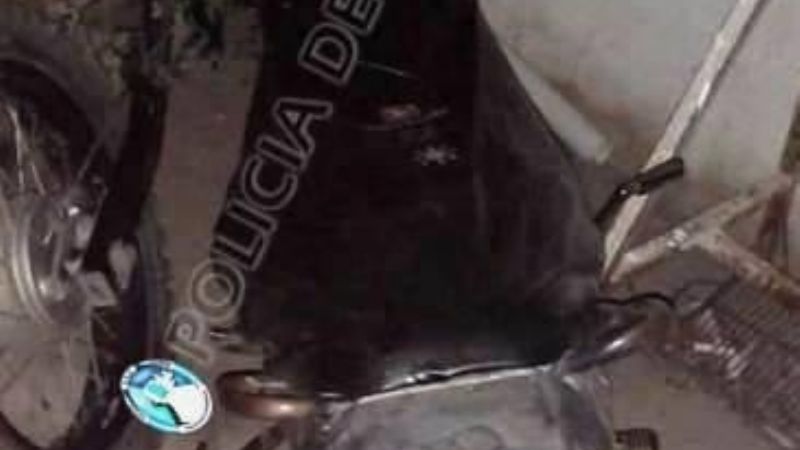 Persiguen y atrapan a un motociclista en estado de ebriedad