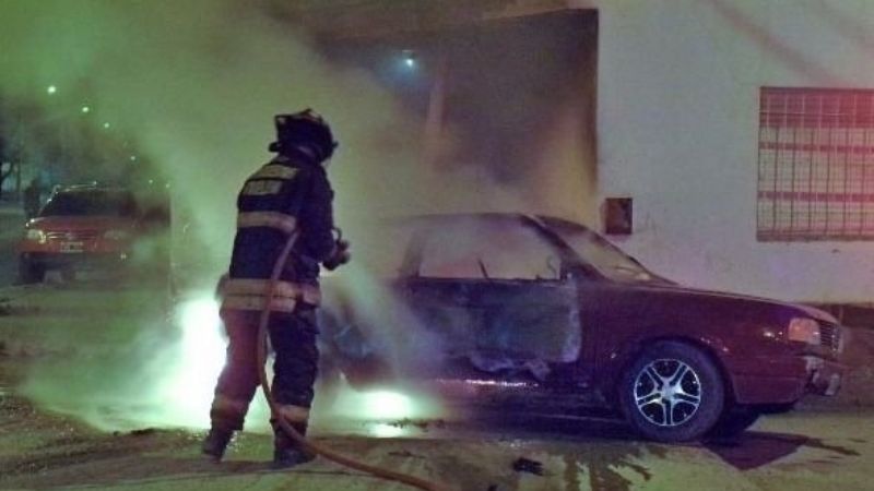 Se incendió un auto
