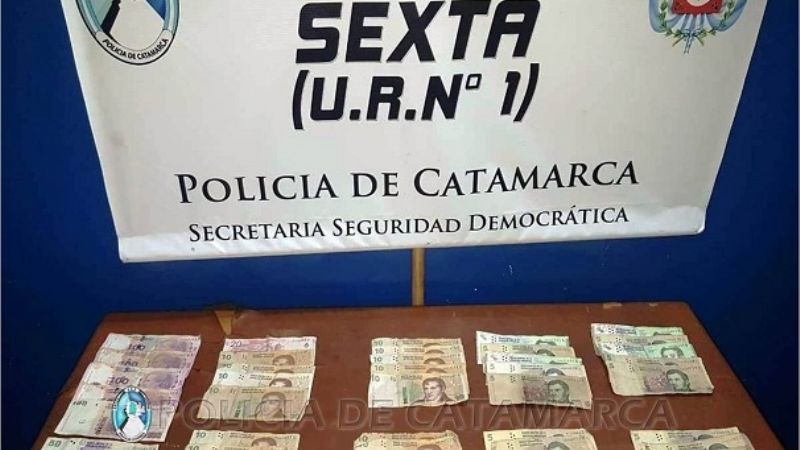 Lo agarraron robando plata en un local comercial