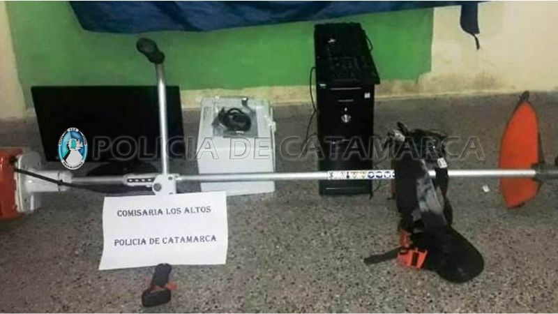 Recuperan elementos robados en Santa Rosa