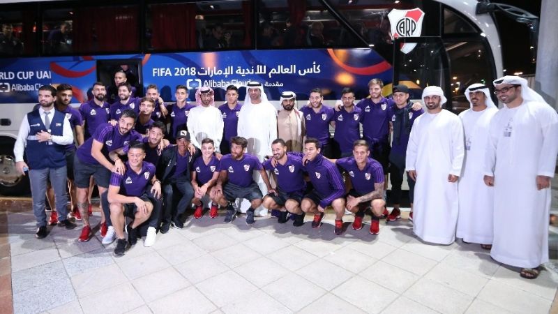 River está en Abu Dhabi para el Mundial de Clubes