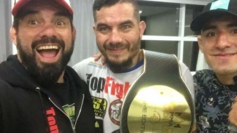El “León” Robledo campeón de MMA en Brasil