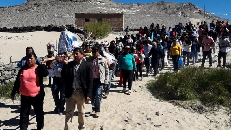 El senador Carrizo participó de la Fiesta Patronal en Honor a la Virgen de Loreto
