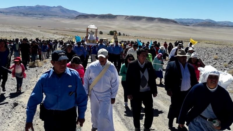 El senador Carrizo participó de la Fiesta Patronal en Honor a la Virgen de Loreto