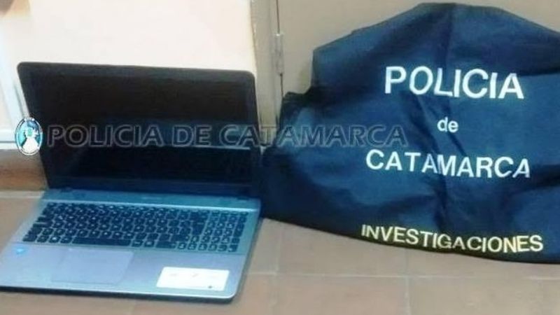 Secuestran una notebook