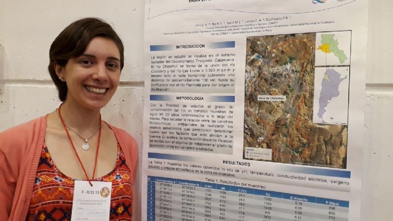 Alumna de la UNCA recibió primer premio en concurso de jóvenes investigadores