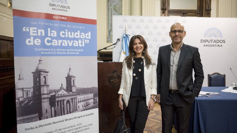 Presentaron en el Congreso la obra de Caravati