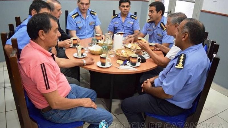 El Comando de la Policía recibió a la mutual de los retirados