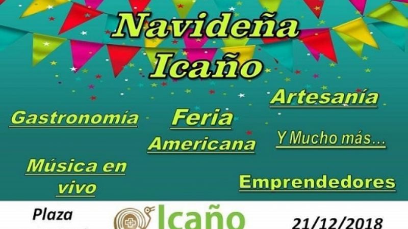 Primera Gran Feria Navideña en Icaño