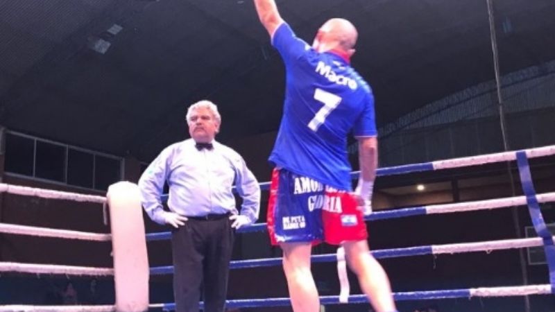 La Hiena Barrios volvió a boxear lo hizo en Córdoba