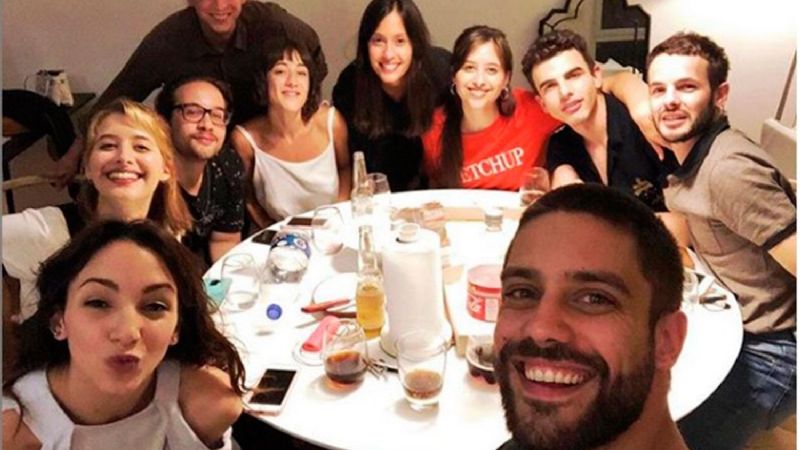 Los actores de Patito Feo se juntaron para apoyar a Thelma Fardin