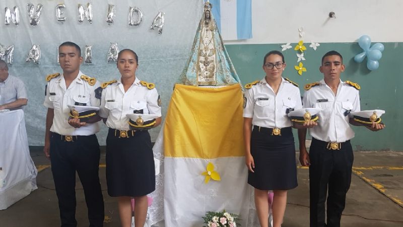 La Virgen del Valle visita sede del PAMI en La Rioja