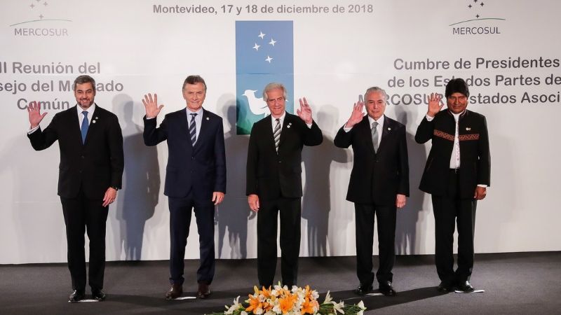 Mauricio Macri asumió la presidencia del Mercosur