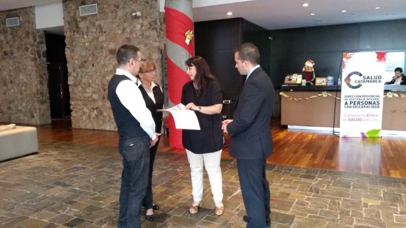 Se entregó la Carta Accesible al Hotel Casino Catamarca