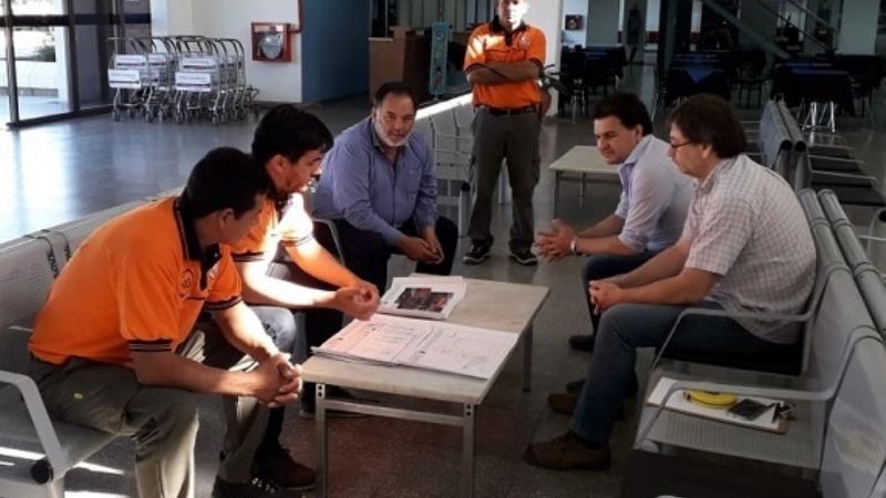 Comenzaron los estudios preliminares para la construcción del hangar de ayuda humanitaria