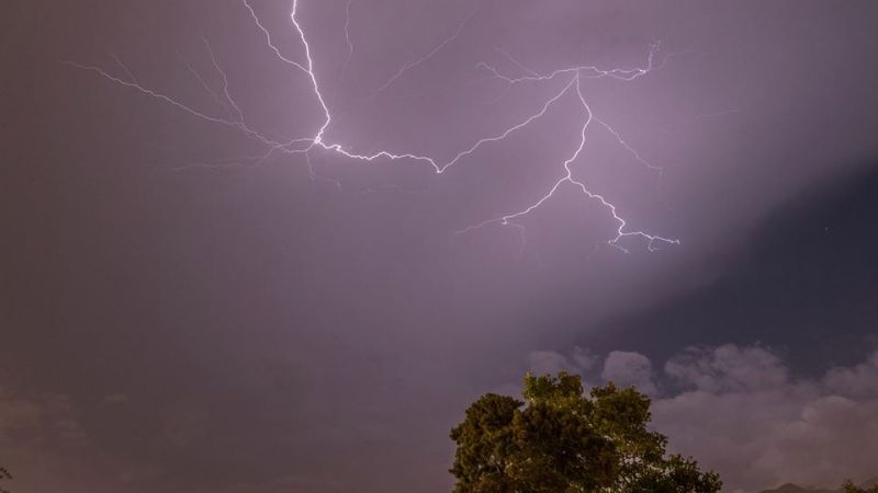 Imágenes de la tormenta