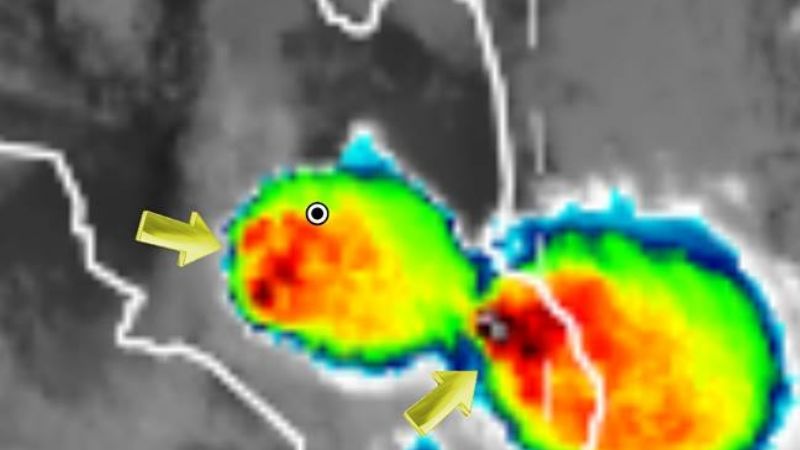 Imágenes de la tormenta